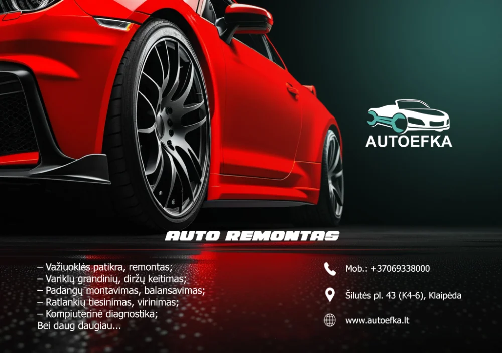 AUTOEFKA - Automobilių remontas, padangų montavimas