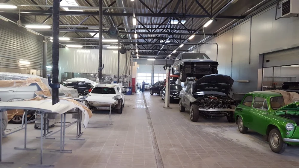Automobilių dažymo sistemos