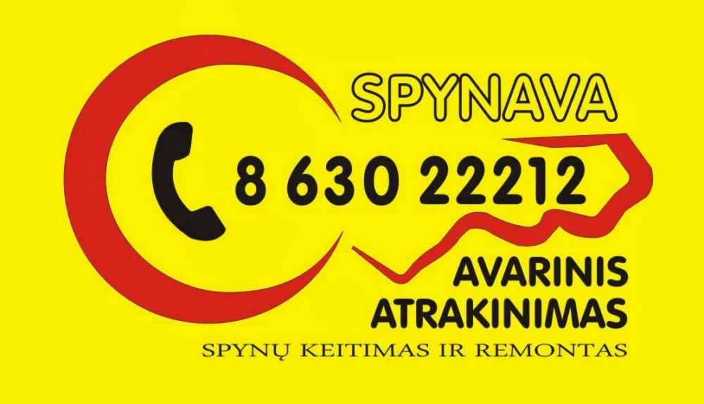 Avarinis durų atrakinimas. Spynų keitimas ir remontas Klaipėdoje.