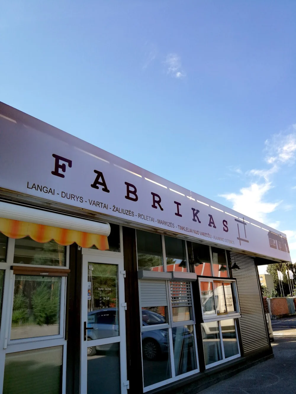 Fabrikas LT - Langai, roletai, žaliuzės, durys, vartai, markizės